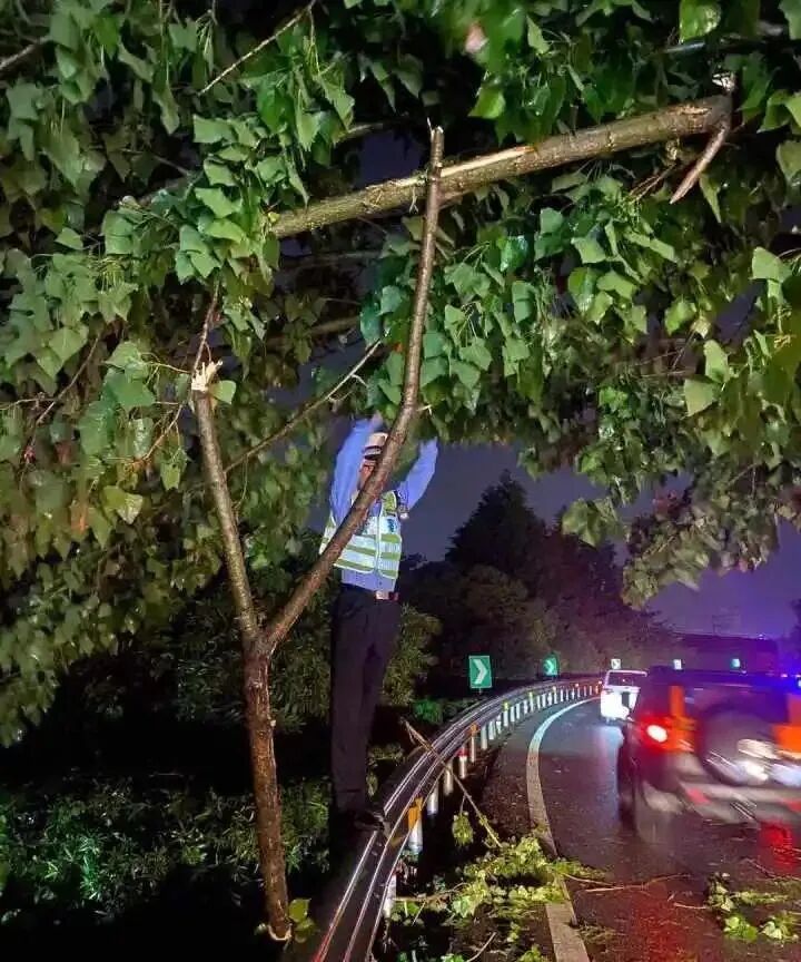 整整8分钟！凌晨2点的暴雨中，高速上这一幕被刷屏！