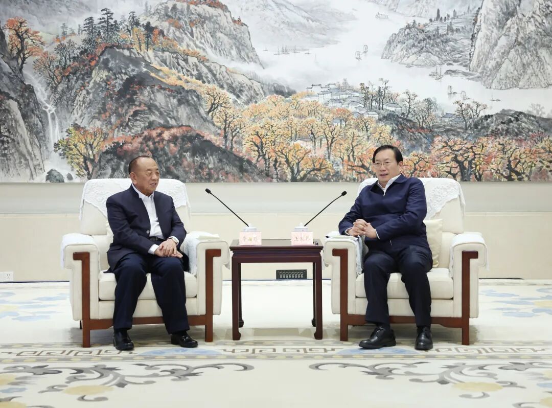 王忠林李殿勋与迈瑞医疗公司董事长李西廷座谈