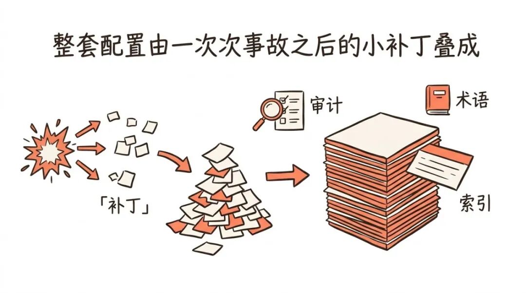 这套配置由一次次事故后的小补丁叠成