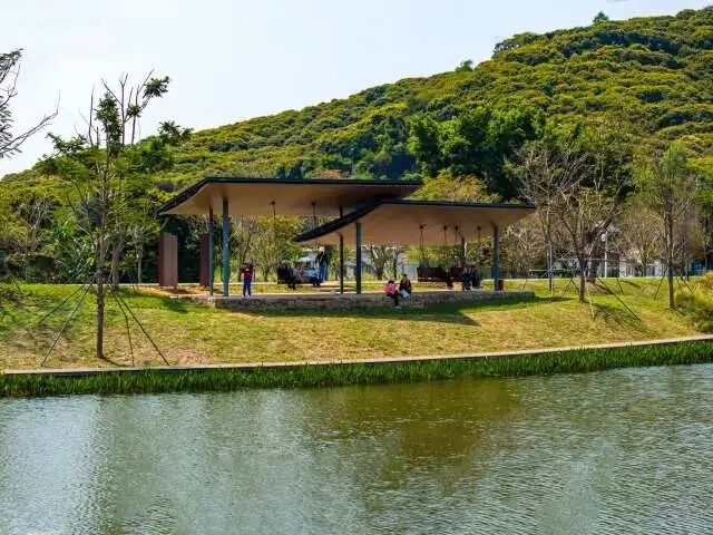 写意三河处的水秋千