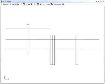 The y-decenter can be clearly seen