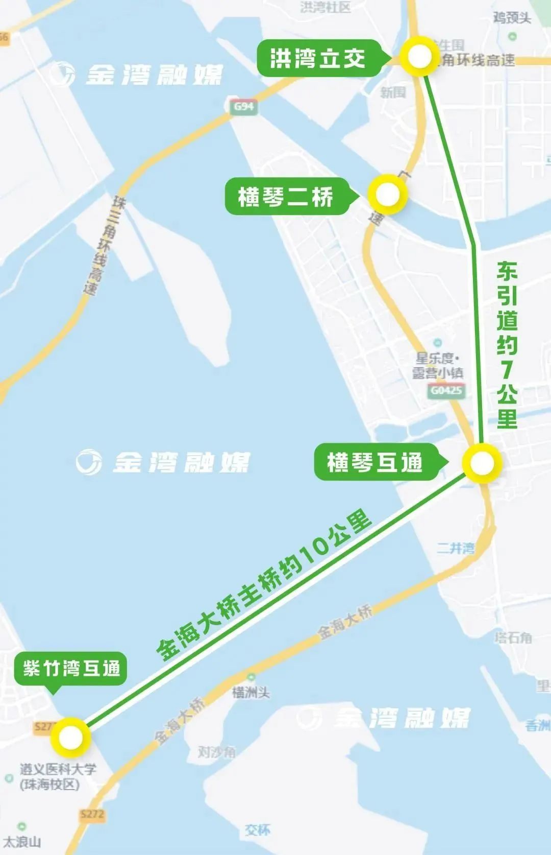 珠海金海大桥规划图图片