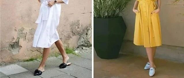扔掉高跟鞋！“裙子+平底鞋”超显高，巨好看！！
