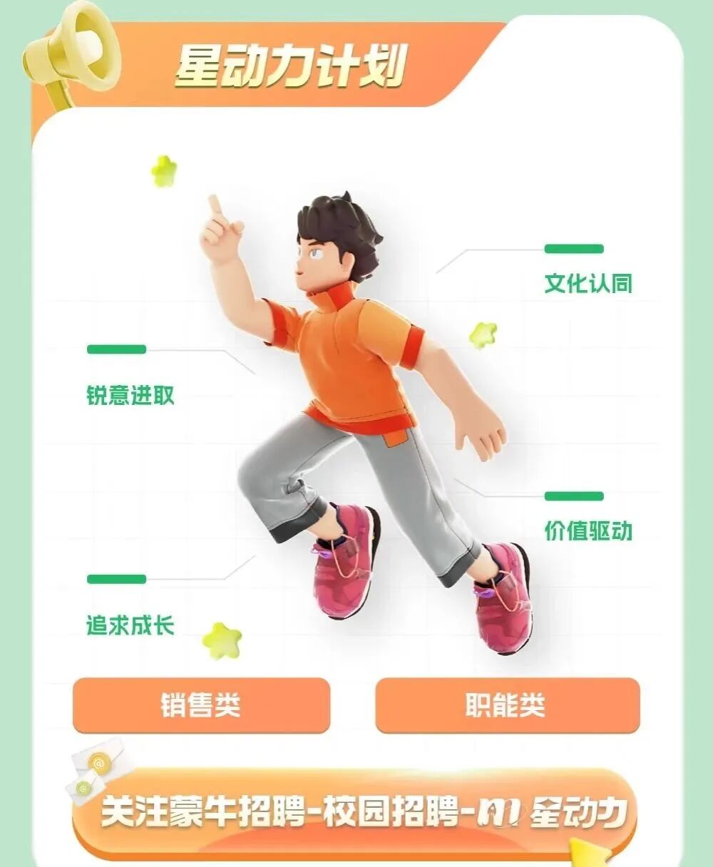 蒙牛招聘