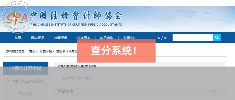CPA查分系统，开始维护！