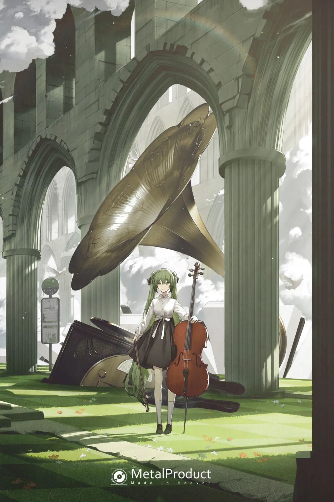 插画喵专访kieed充满浪漫色彩的古老金属