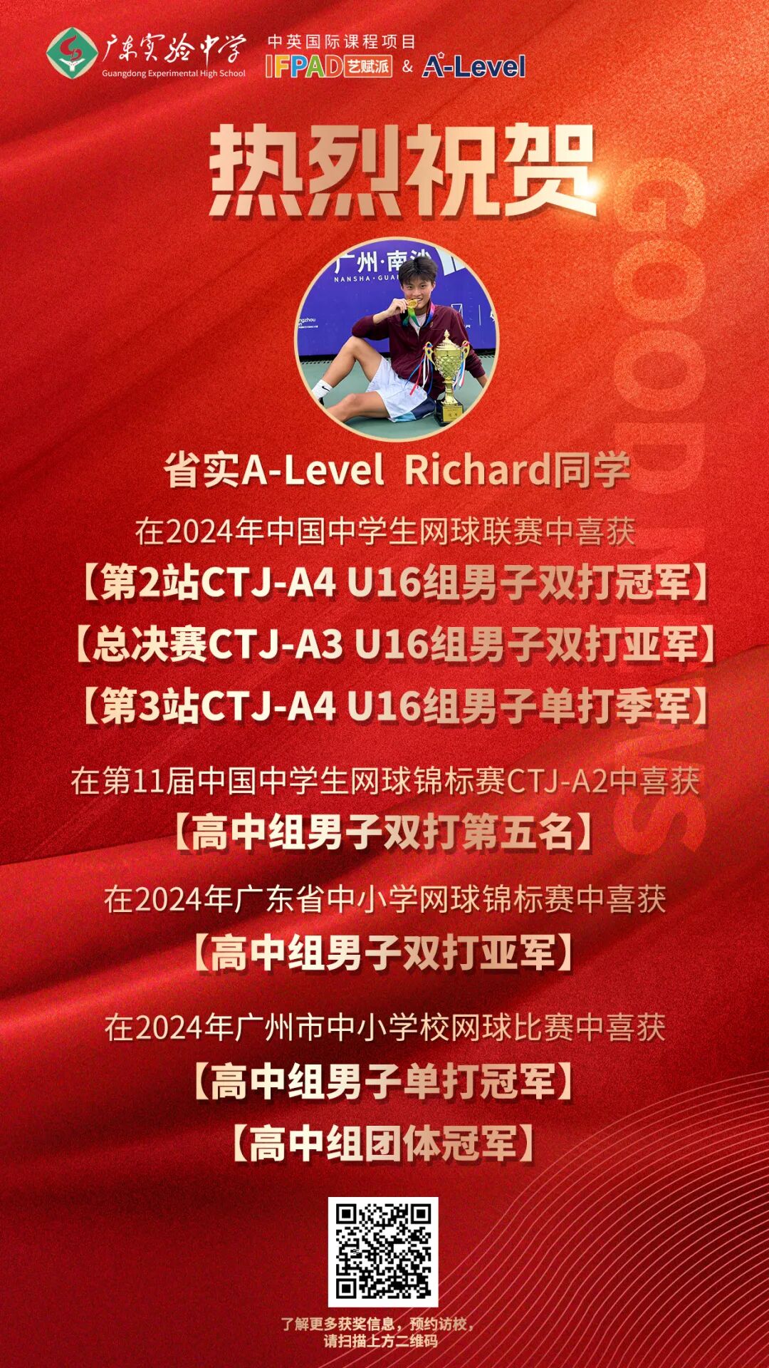  省实A-Level学子部分优异成绩展示16