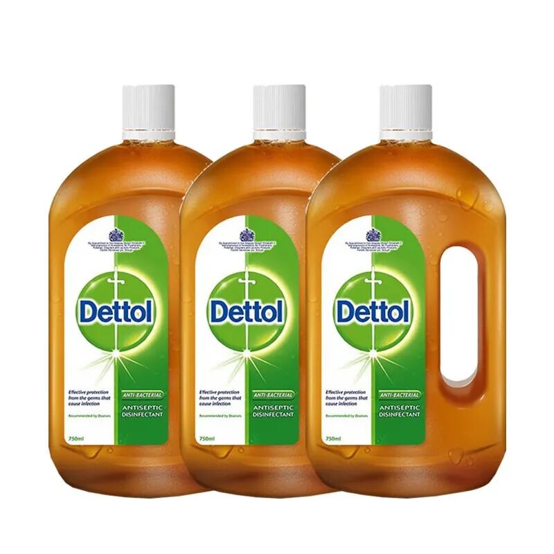 滴露（Dettol）衣物除菌劑   消毒液 750mL *3瓶