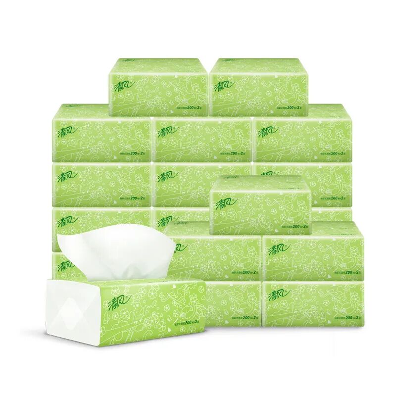 清風（APP）抽紙 柔韌2層200抽軟抽*20包紙巾