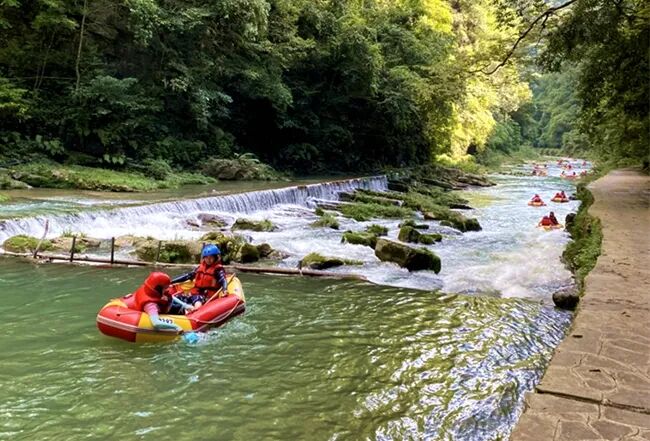 镇远高过河:峡谷漂流 解锁清凉夏日