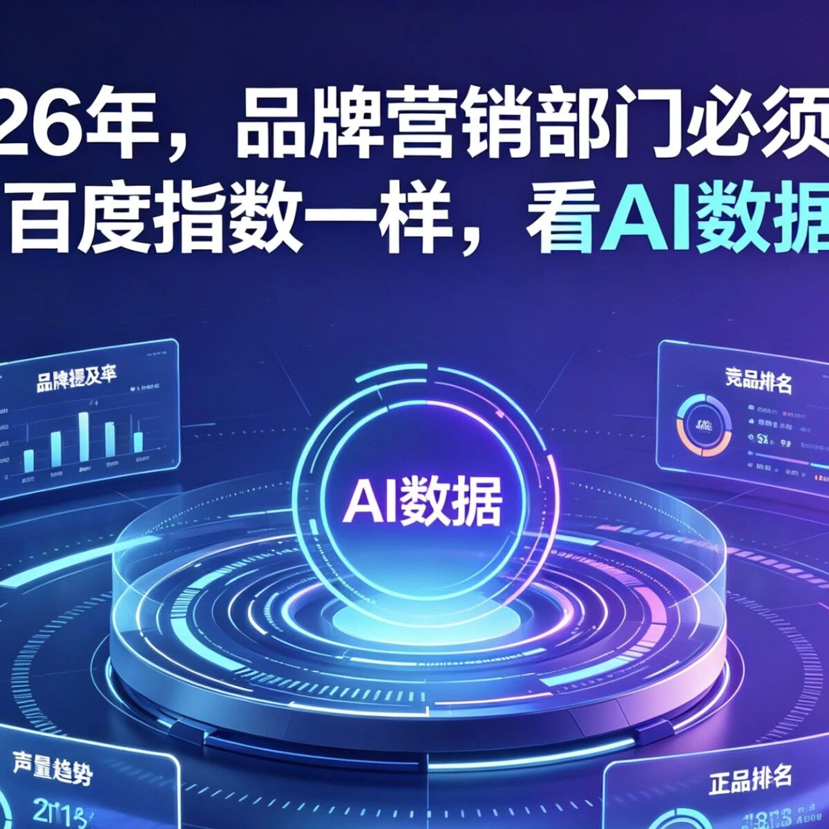 2026年，品牌营销部门必须像看百度指数一样，看AI数据