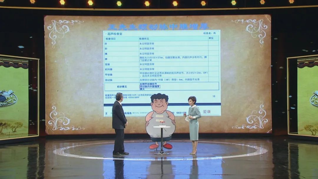 45岁，体检发现颈动脉内膜增厚，中医专家调理后显著改善