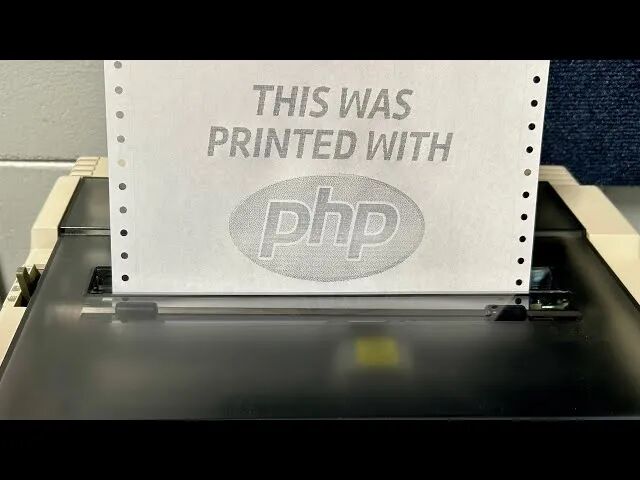 PHP 是一种打印语言