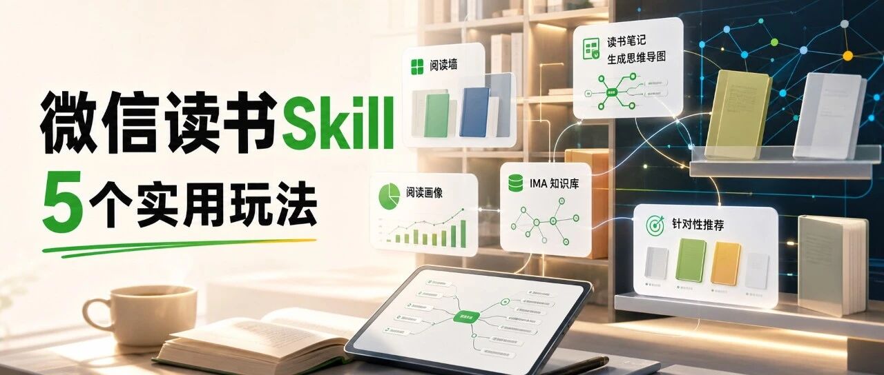 微信读书也出Skill了，我总结了这5个玩法