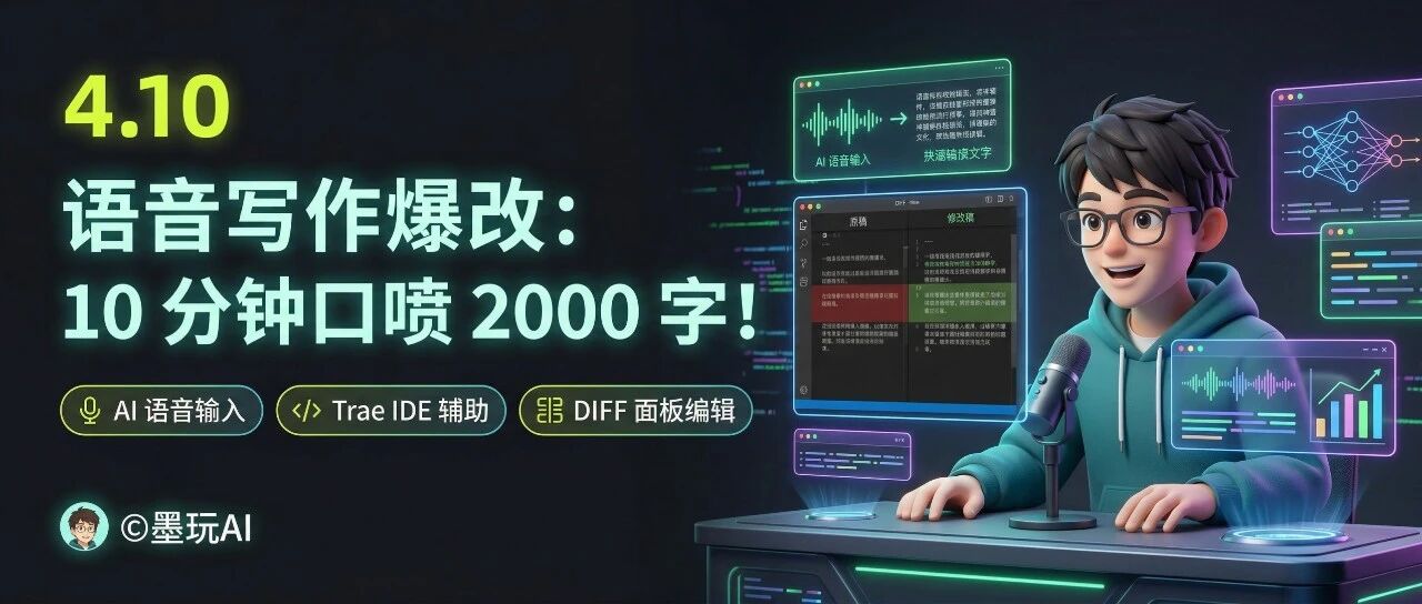 这套语音写作工作流，帮我节省了50%的时间