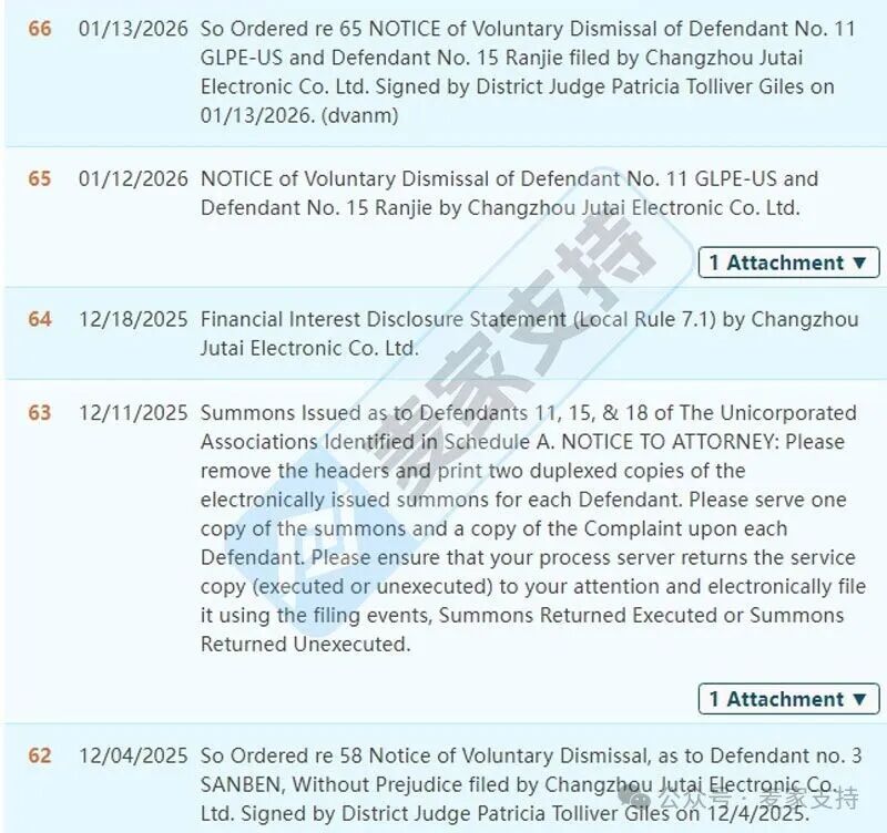 5-cv-01654，LED藤灯专利匿名维权，300+链接涉案被申请TRO冻结！"