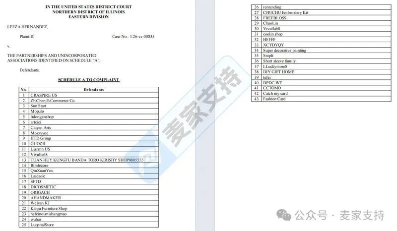 6-cv-00834，26-cv-00835，蝴蝶结与黑猫双双维权，近80店面临TRO冻结风险！"