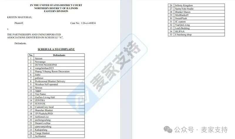 6-cv-00834，26-cv-00835，蝴蝶结与黑猫双双维权，近80店面临TRO冻结风险！"