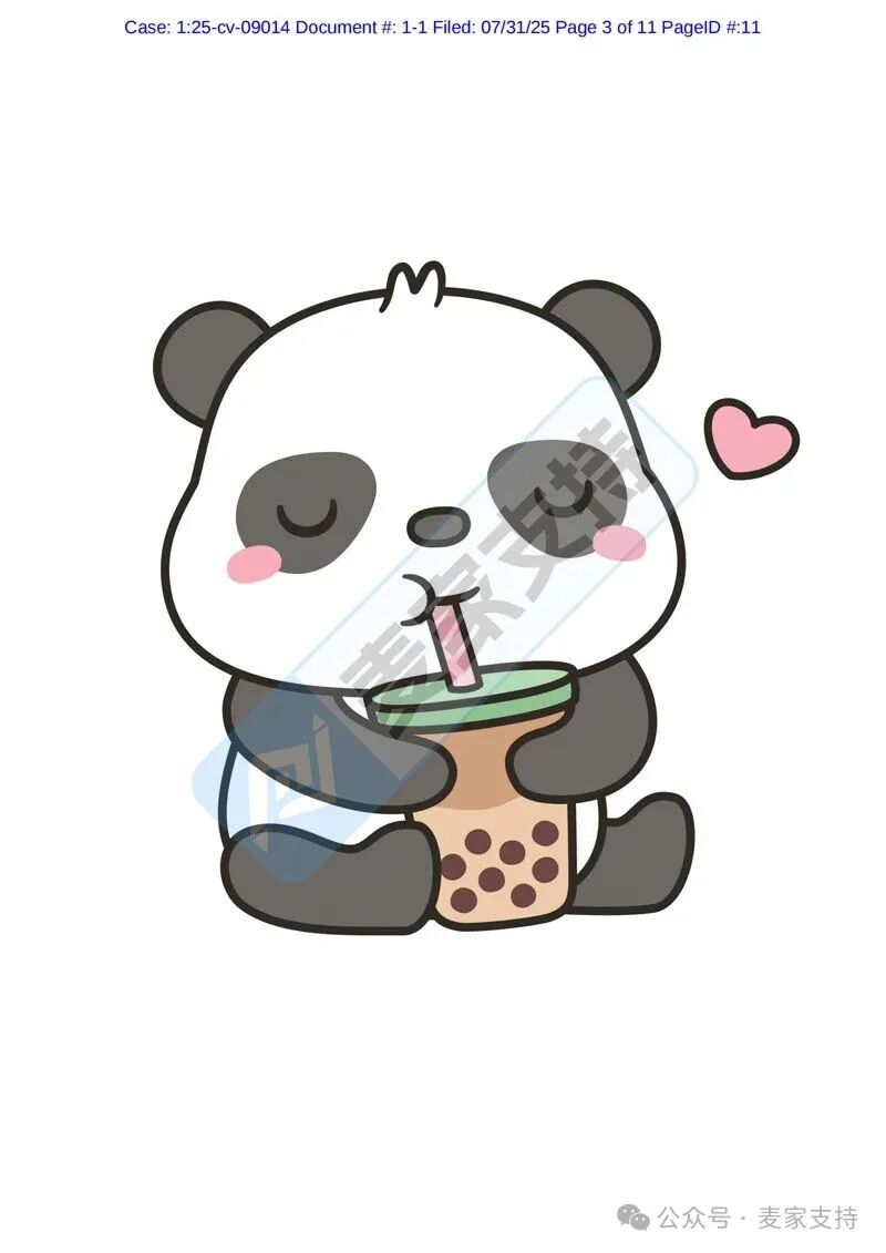 5-cv-09014，keith新案速递！萌版珍珠奶茶版权歘欻欻维权，当心TRO冻结！"