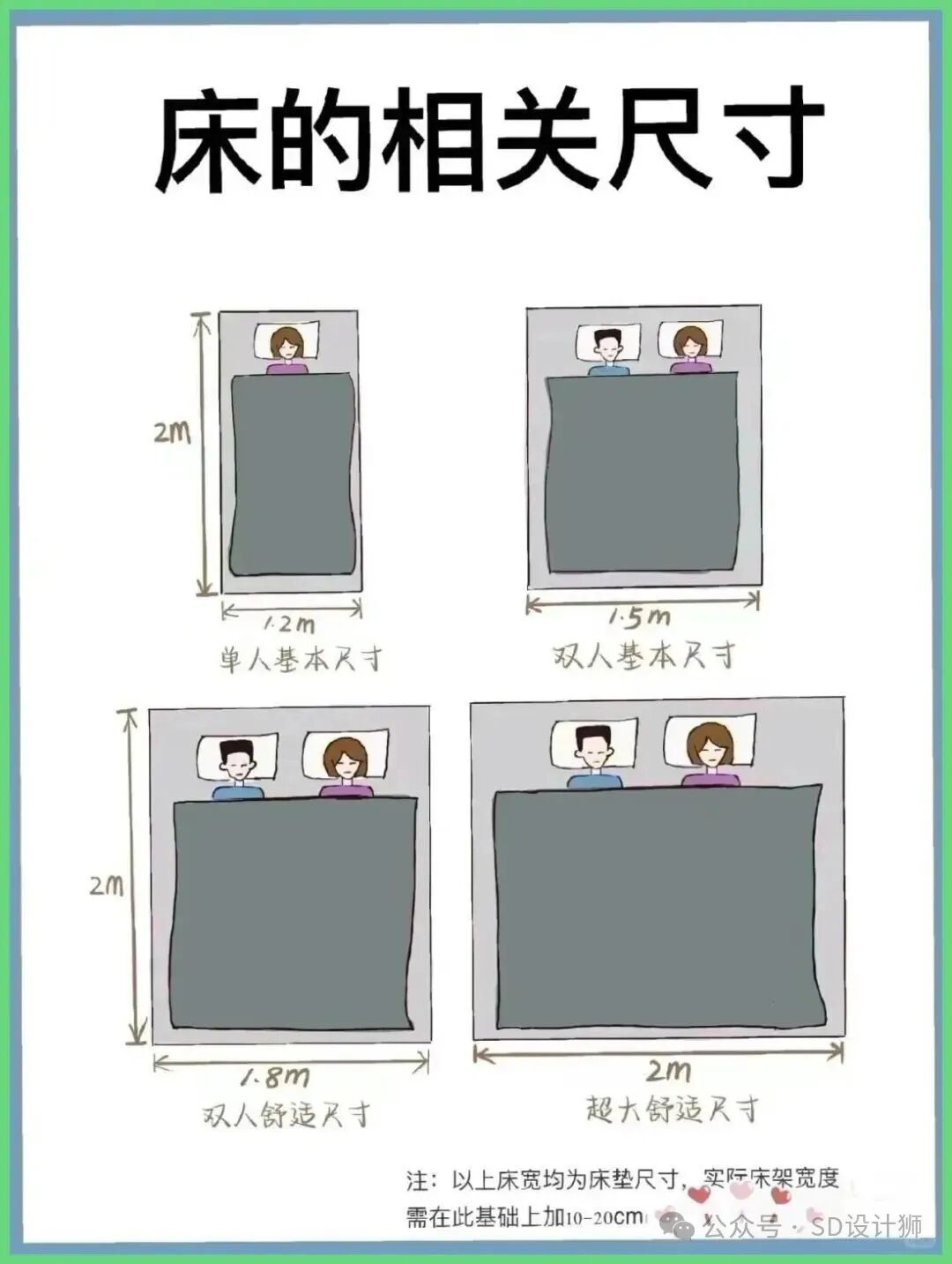 选错床尺寸卧室秒变灾难现场！常见床具标准尺寸全解析，避免空间尴尬与不便