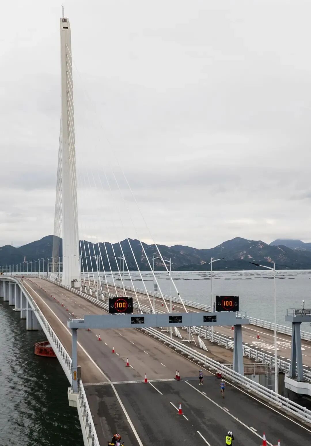 △今年2月，2025深港馬拉松賽暨第十五屆全國運動會田徑（馬拉松）測試賽。