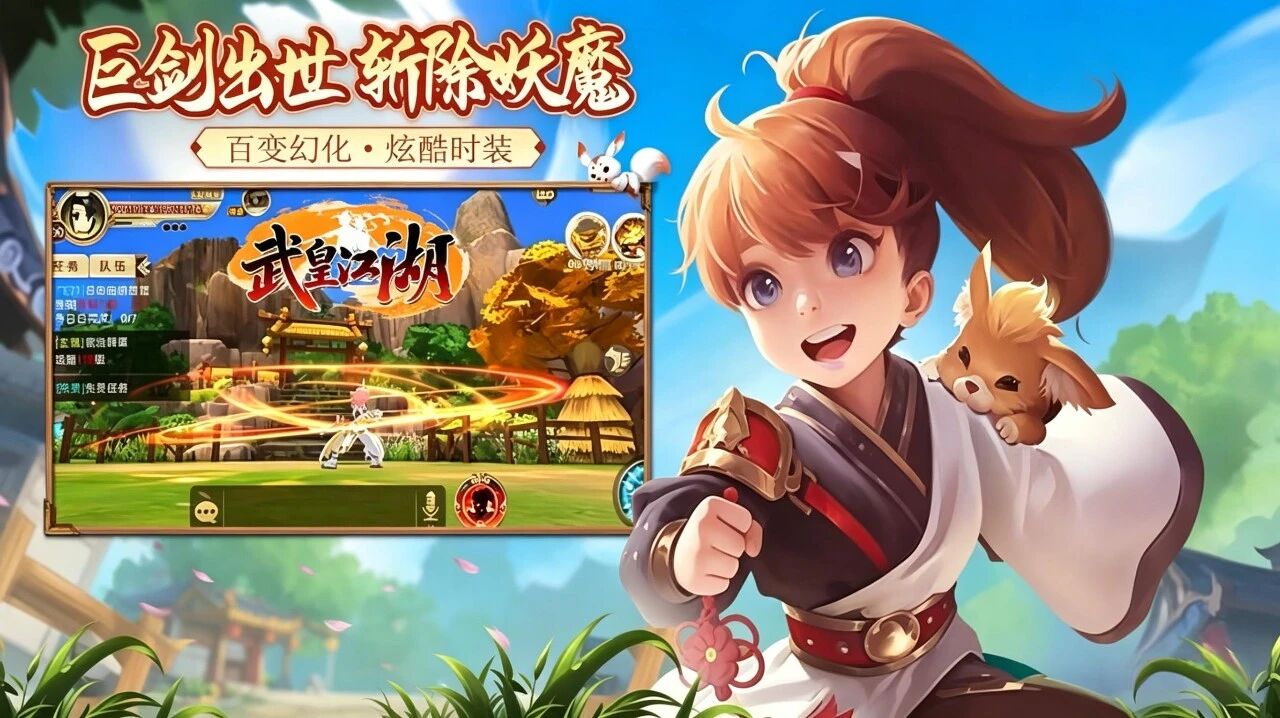 2026 热血江湖 2.0 真绿色！武皇江湖无 VIP 不卖属性只卖时装