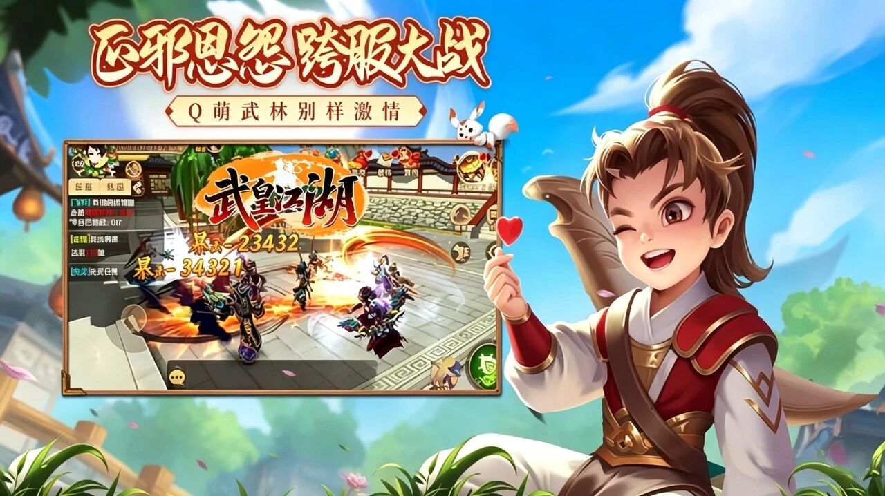 2026 热血江湖 2.0 真绿色！武皇江湖无 VIP 不卖属性只卖时装