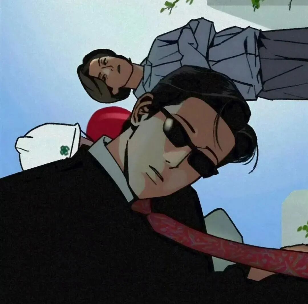 墨镜冷酷动漫头像男