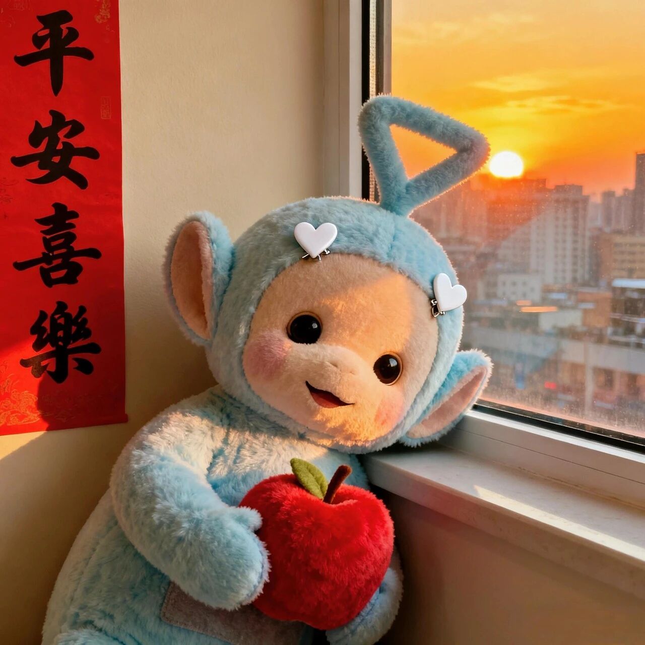 可爱新年天线宝宝卡通头像