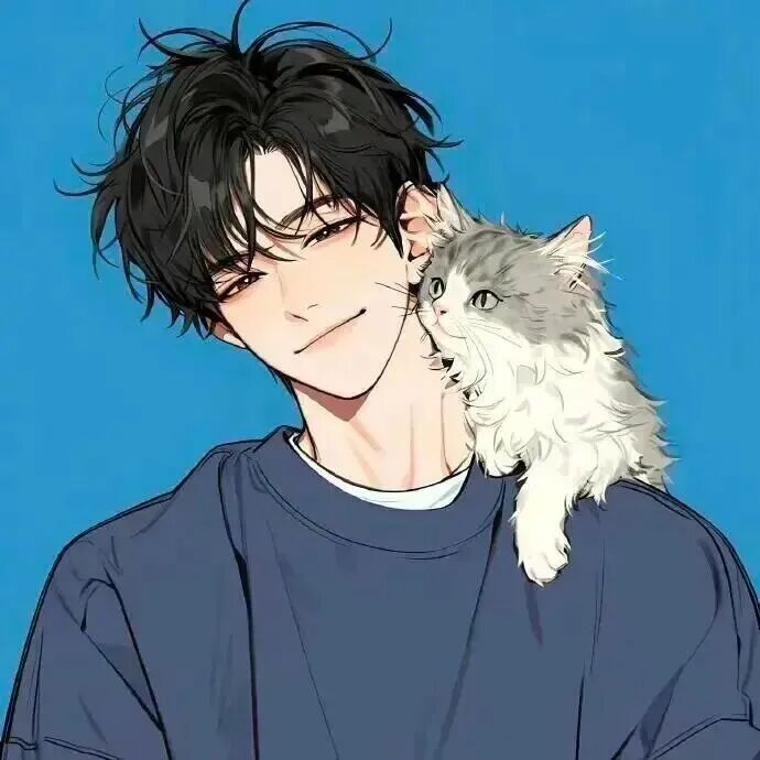 猫咪个性动漫头像男