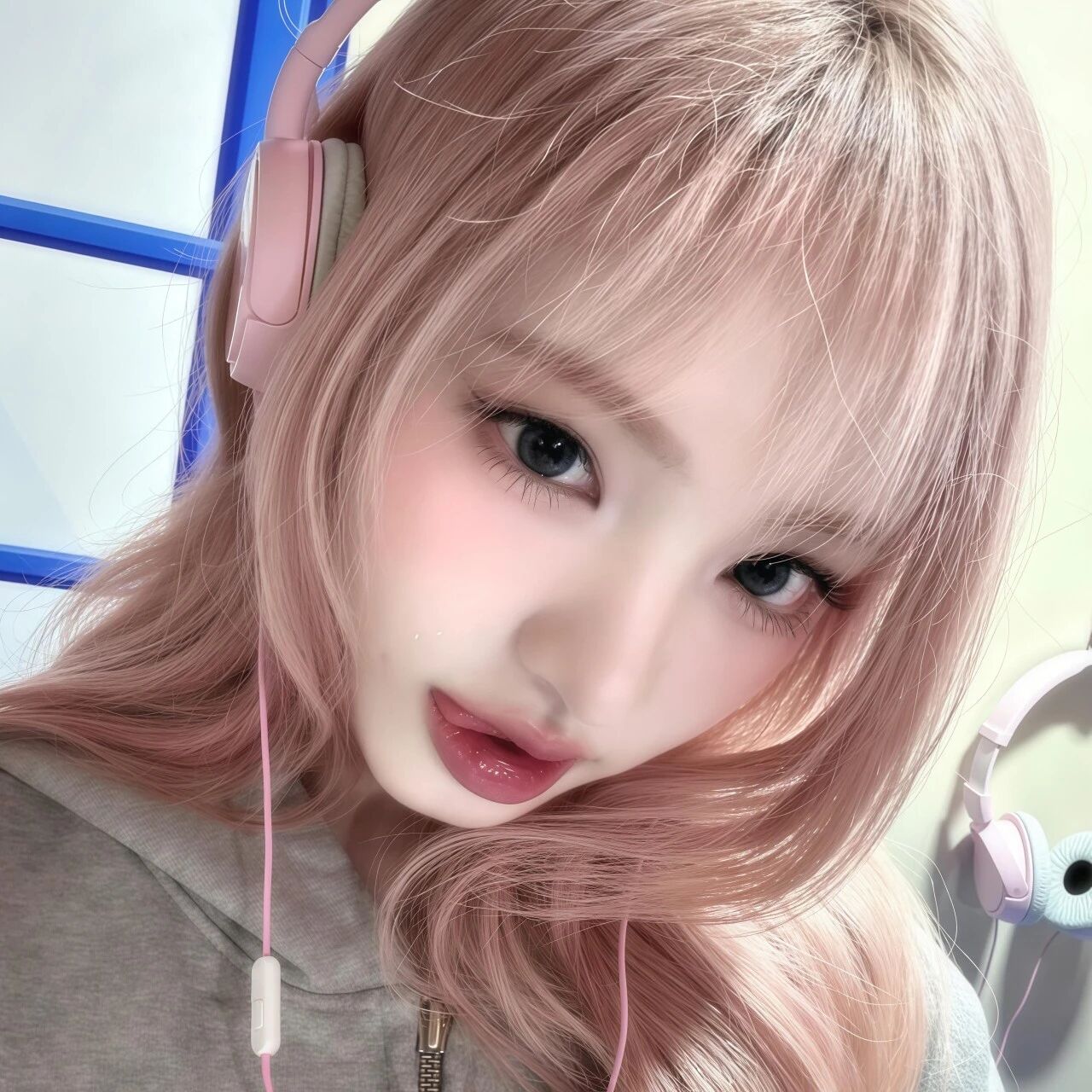 liz金志垣爱豆戴耳机女生头像