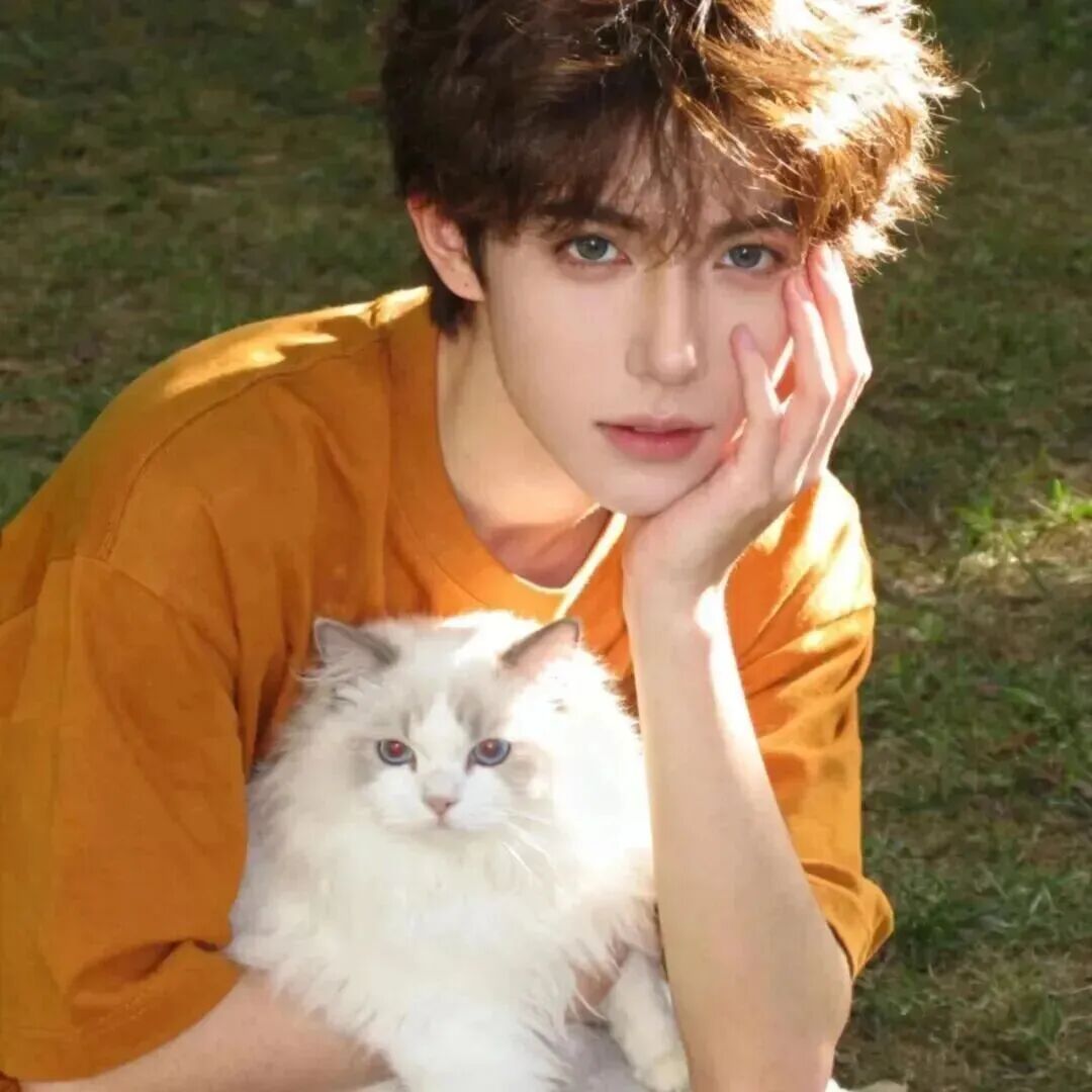 baogbvfrejgweimdayun抱着猫咪单人真人情侣头像
