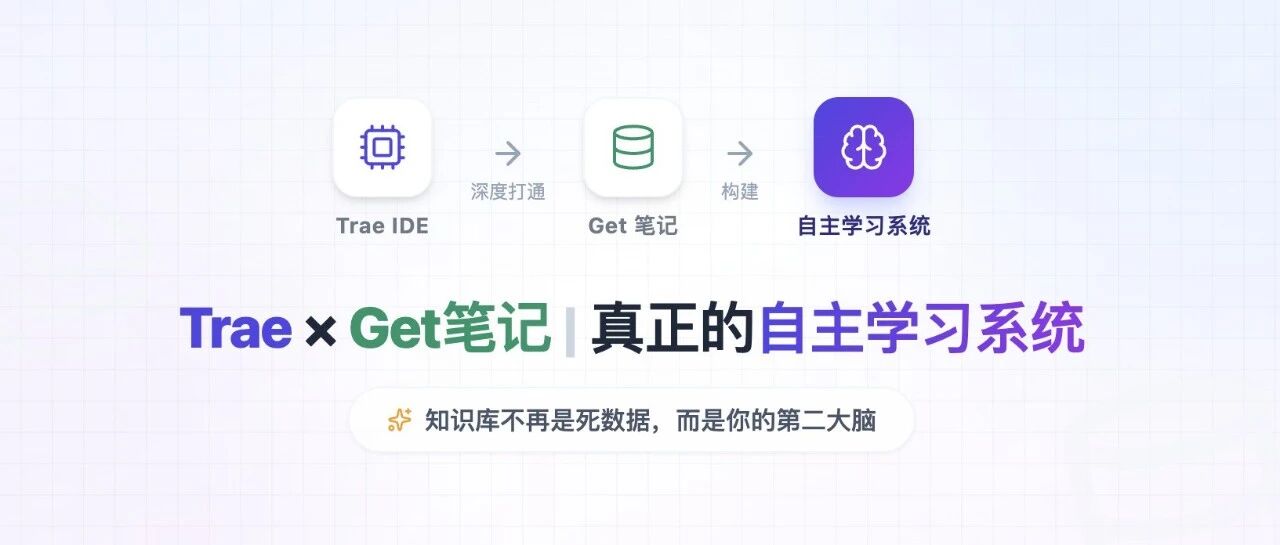 用Trae打通Get笔记知识库后，真正的自主学习系统才算是搭建好了！