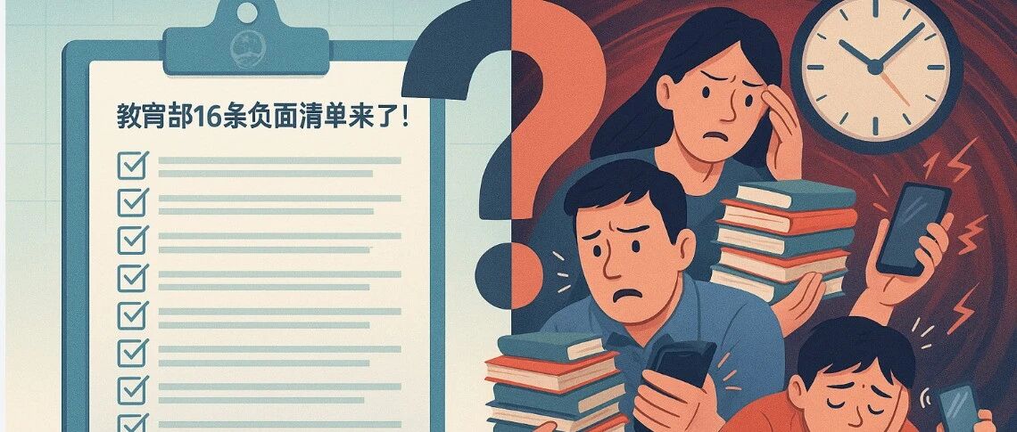 教育部16条禁令重磅发布，这3个信号家长一定要看懂！