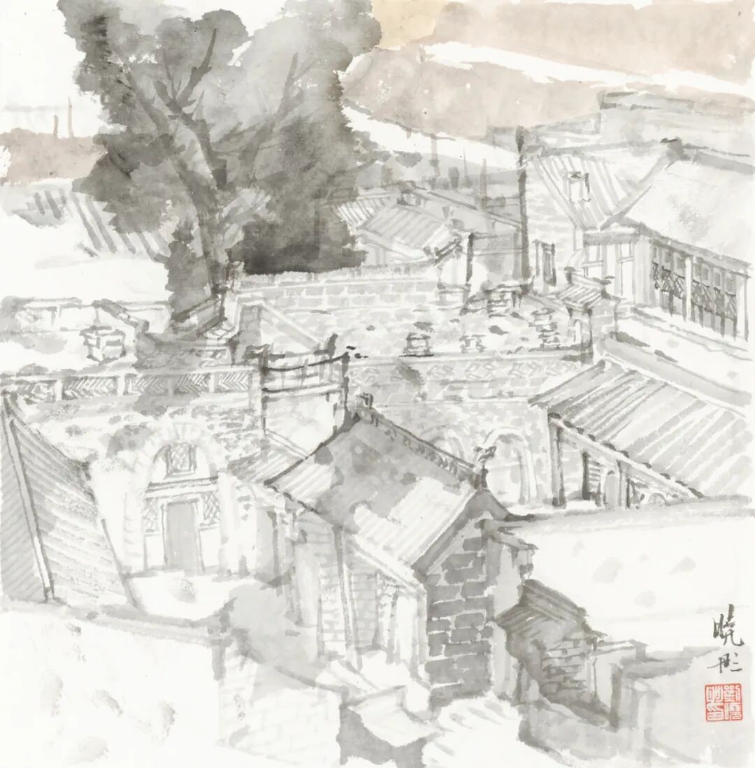 刘晓彤博士山水水墨写生的实践与探索