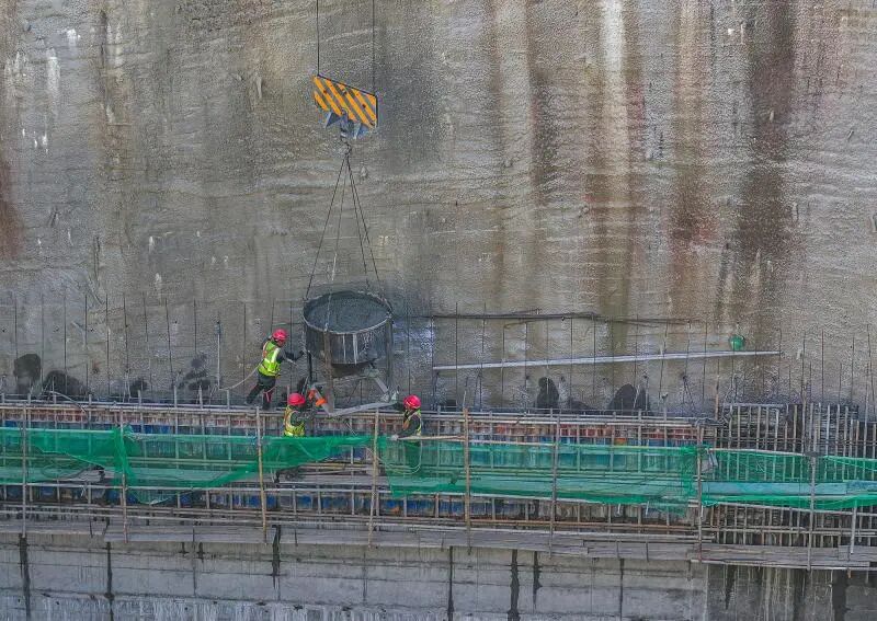 潘口抽水蓄能电站最新进展！143吨巨无霸“保险栓”已就位