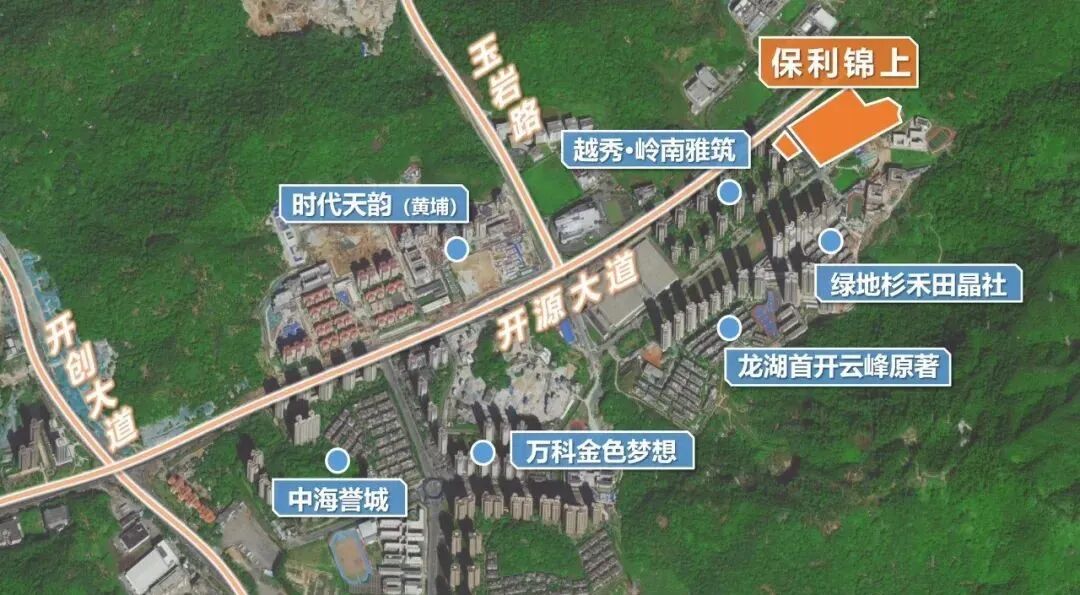 黄埔科学城板块，保利锦上7月将加推6和7栋