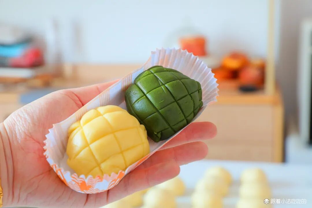 香甜软乎の双色小菠萝小白也能轻松做
