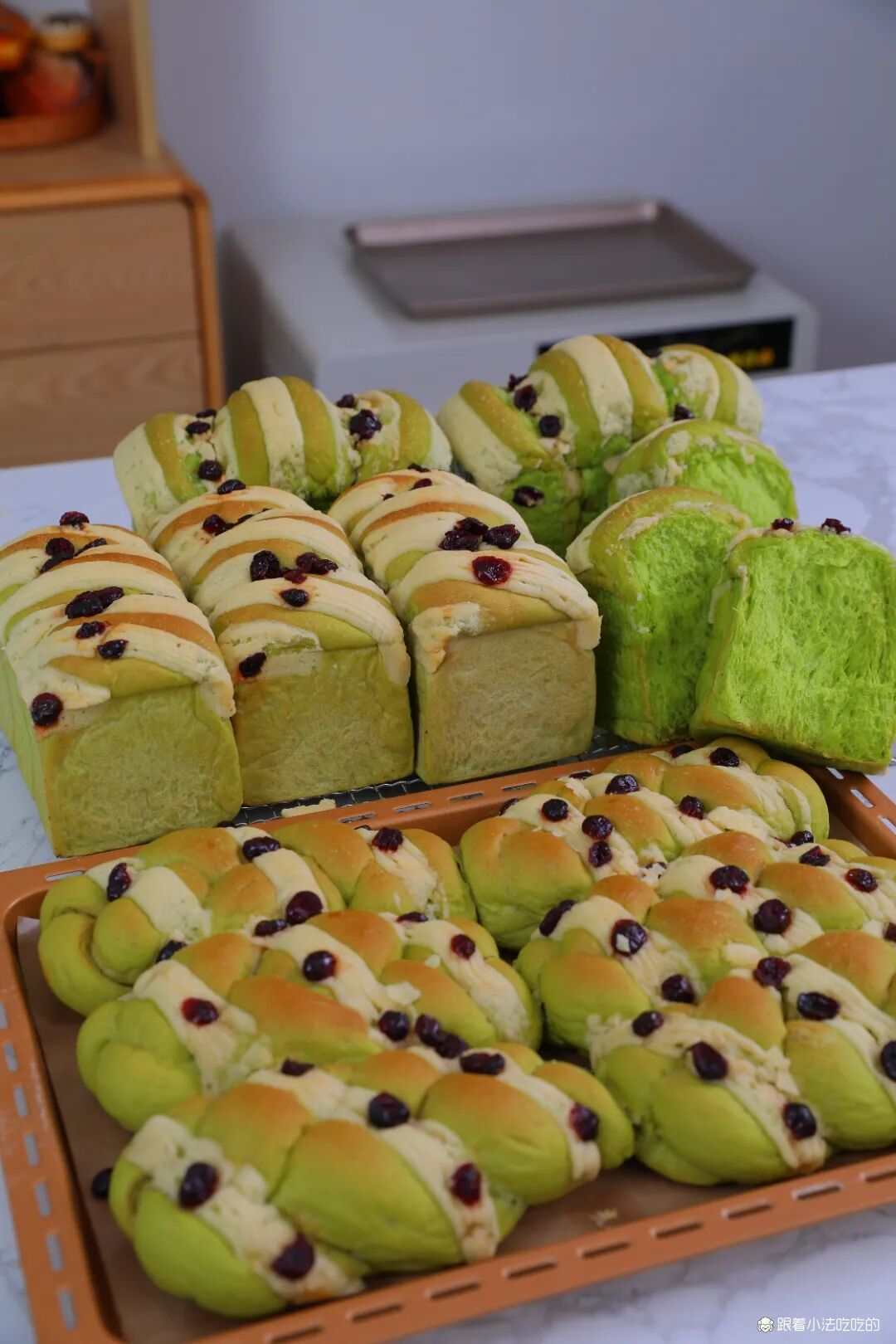 青汁雪芙包吐司