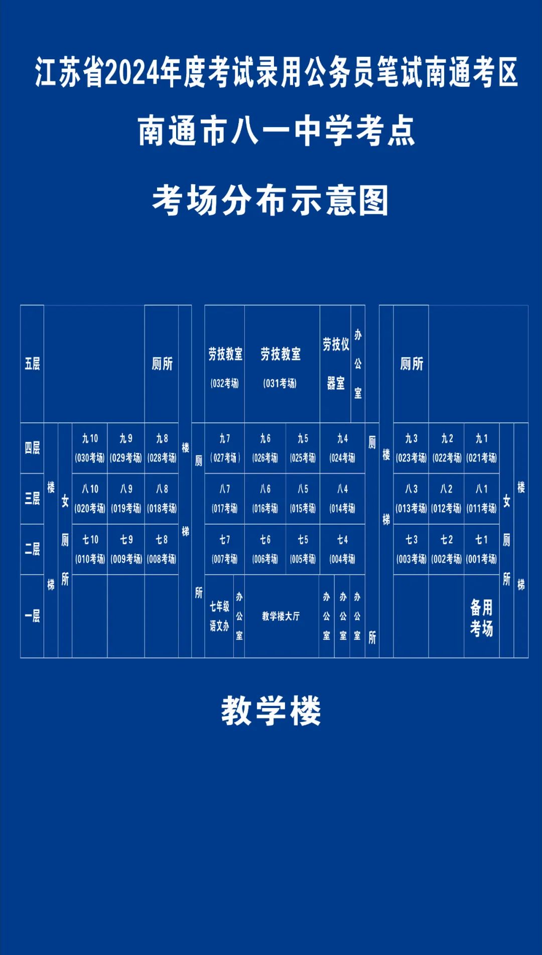 南通市八一中学14▋考场分布示意图↓↓↓考点平面示意图南通市经济