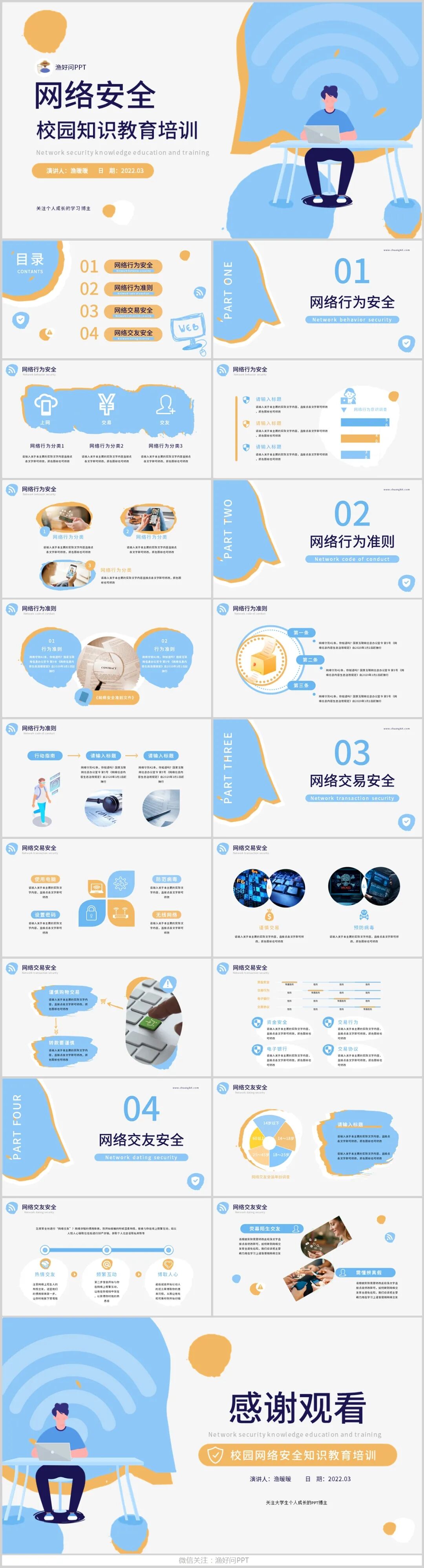 网络安全教育主题班会ppt_班会主题网络安全ppt课件_网络安全主题班会内容ppt