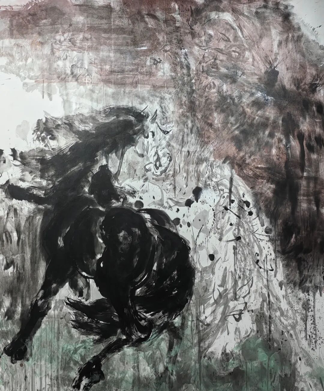 孙宏伟画马的写意精神