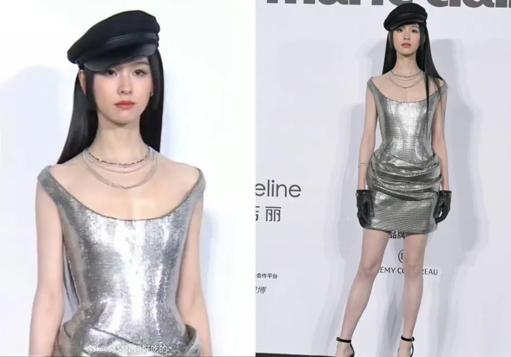 鞠婧祎陈昊宇红毯生图