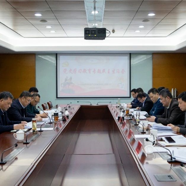 集团党委召开党史学习教育专题民主生活会