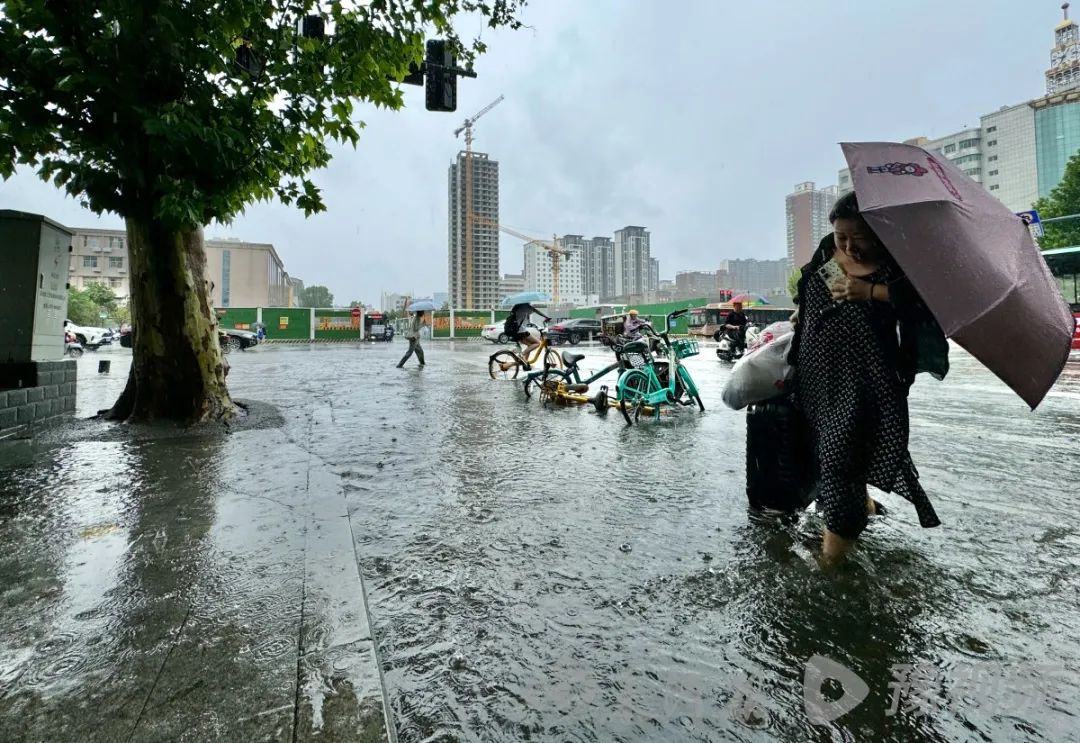 河南鹤壁大雨图片