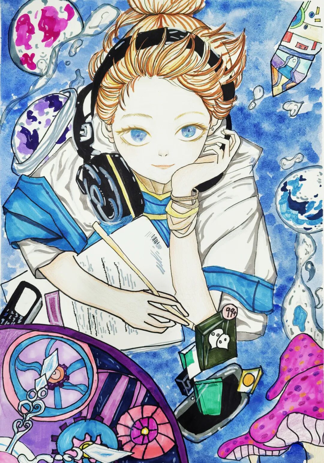 儿童节线上画展丨今天的快乐,想分享给你