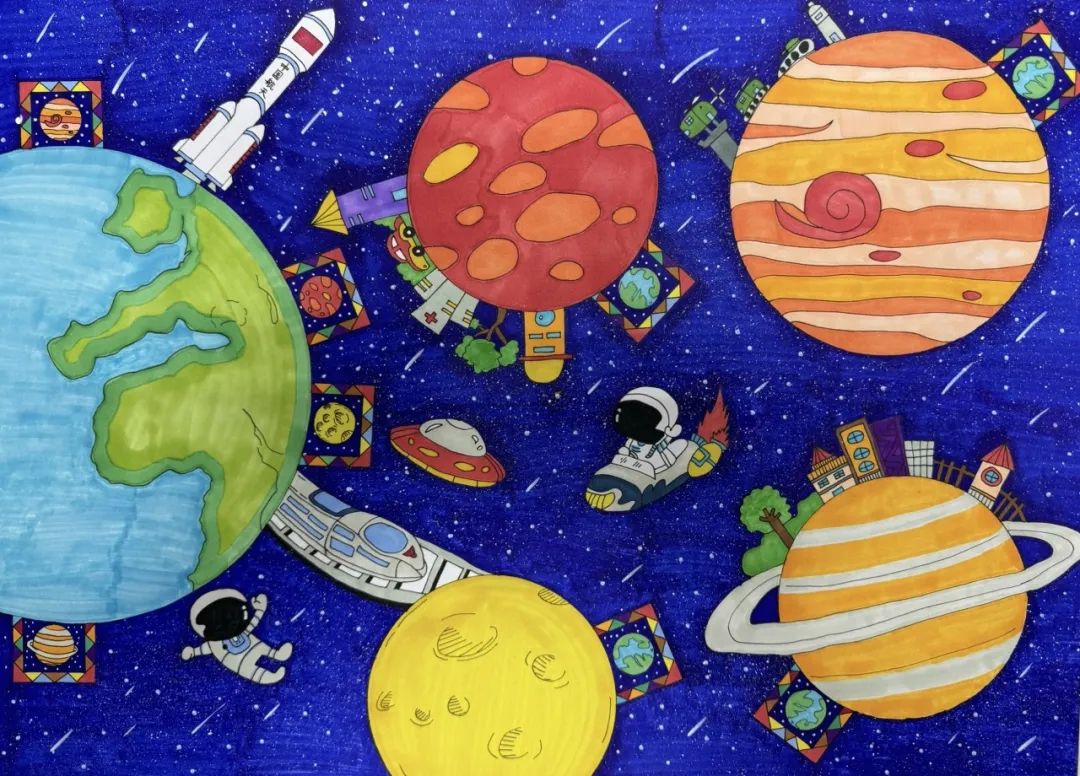 儿童节线上画展丨今天的快乐,想分享给你