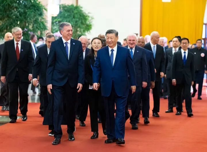 “今天是重阳节,很高兴同大家共聚一堂,共话友谊”(图2) 图片