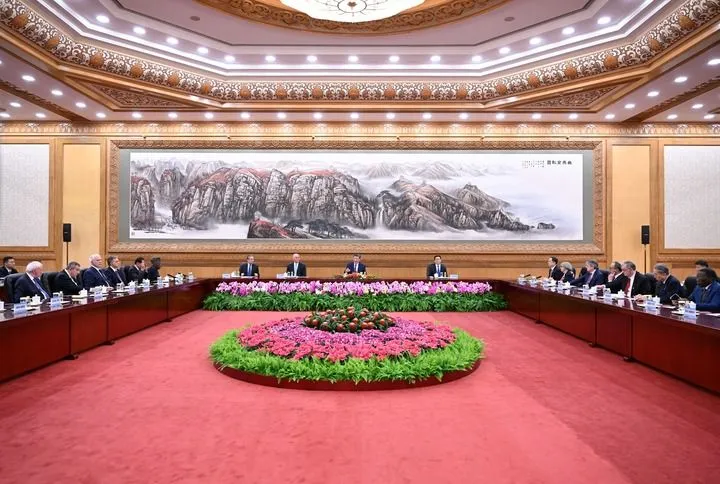 “今天是重阳节,很高兴同大家共聚一堂,共话友谊”(图4) 图片