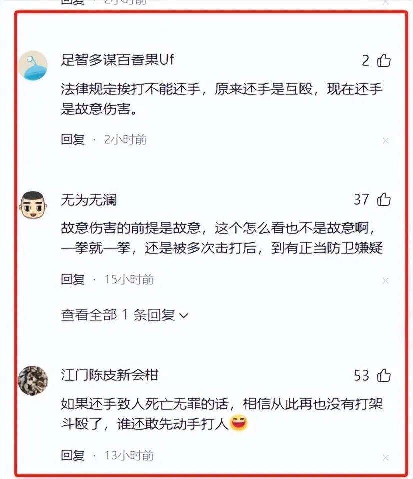 男子被打还手致人死亡